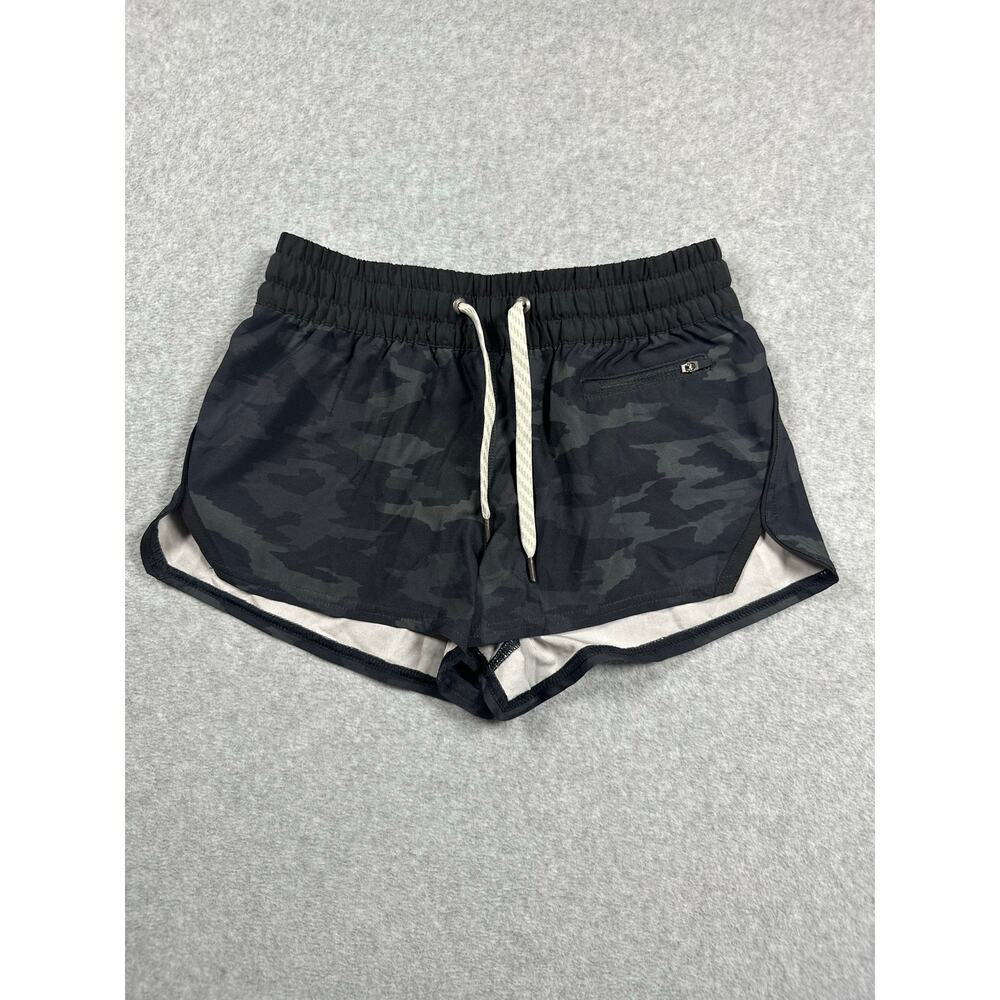 Vuori Clementine 2.0 Short Women's XS/S Black Camo Running Built-In Liner - Picture 2 of 6
